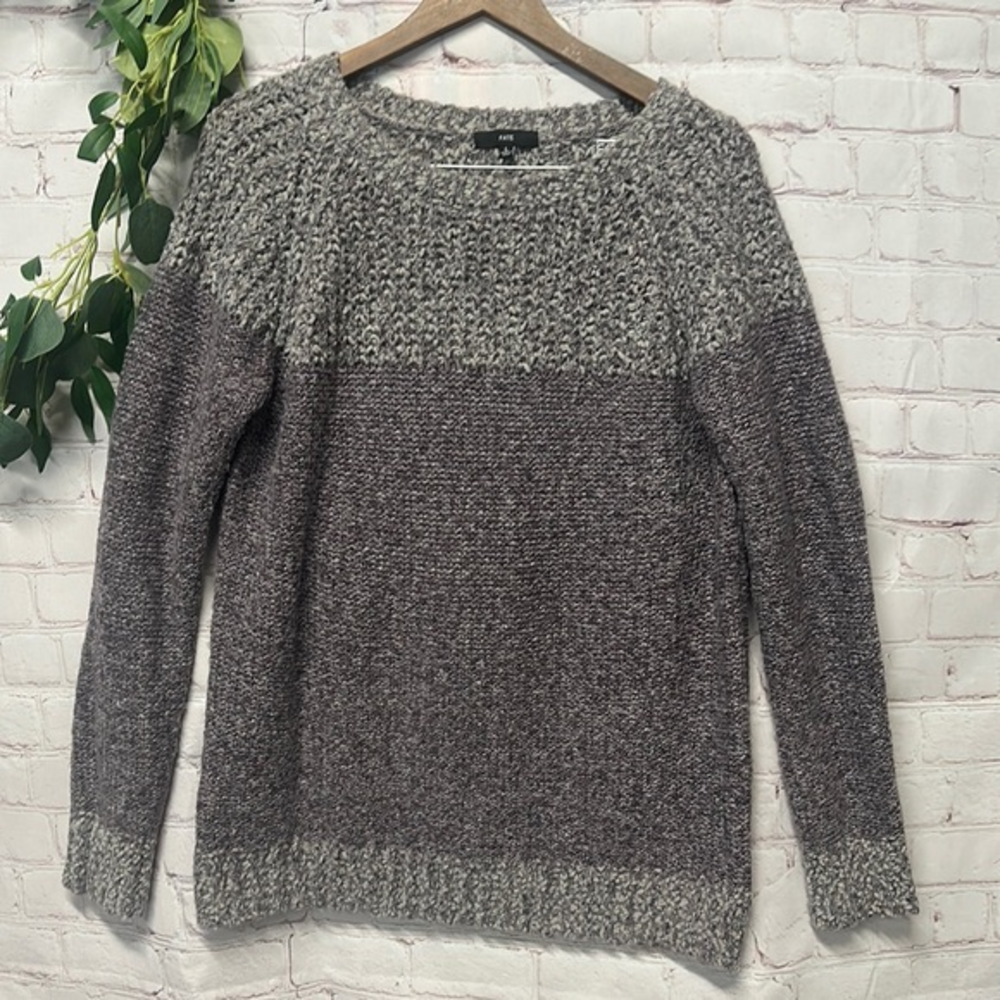 🌼 FATE DARK LILAC TEXTURED SWEATER . SIZE‎ : large